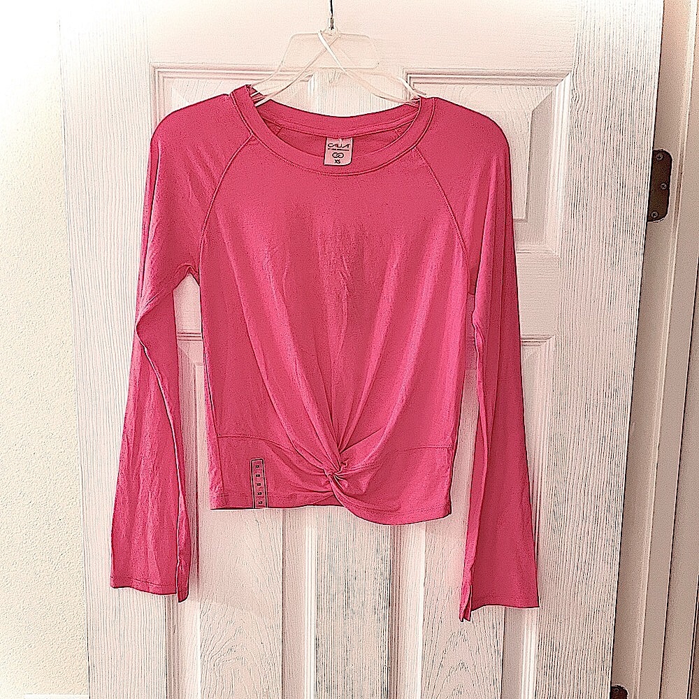 CALIA by Carrie Underwood 🌸 NEW TAGS 🌼 KNOT FRONT LONG SLEEVE TOP